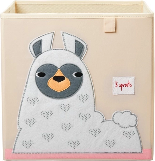 3 Sprouts cutie de depozitare Llama white