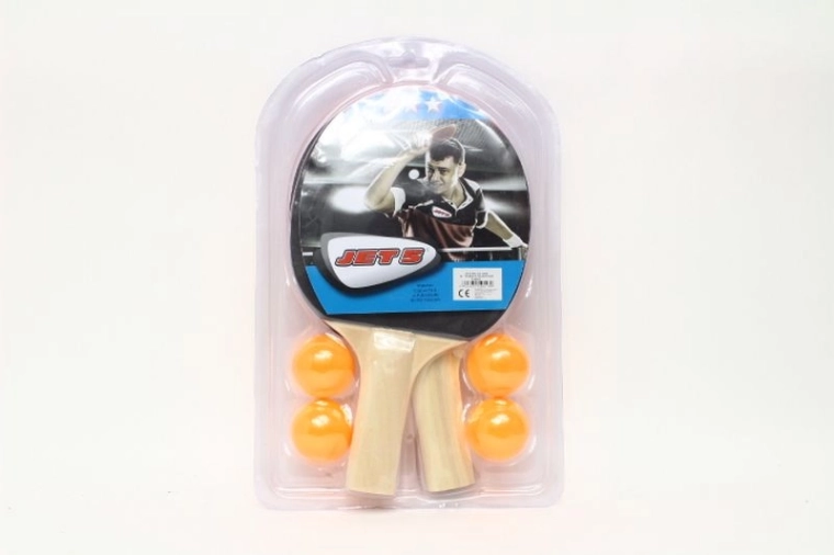 Set pentru tenis de masă – 2 palete și 4 mingi