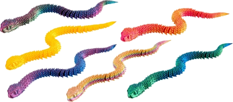 Șarpe 3D magic viperă 30 cm