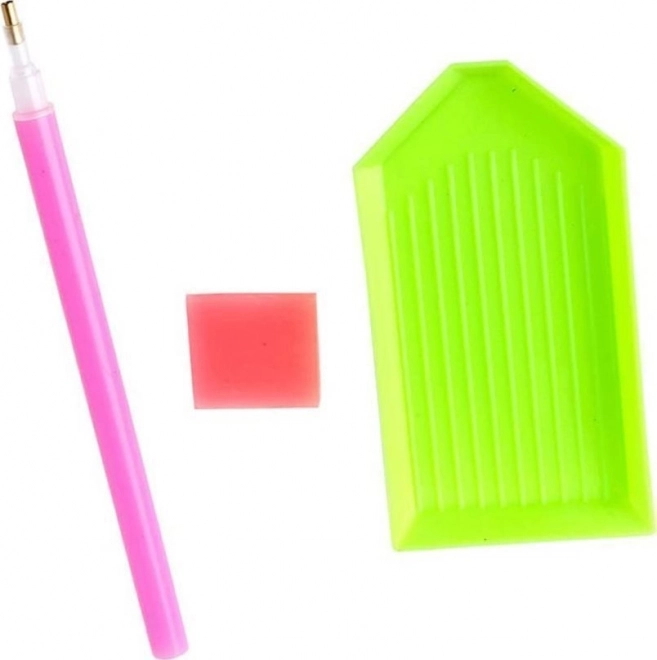 Pictură cu diamante – arborele celor patru anotimpuri 30 × 40 cm