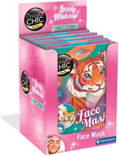 Crazy Chic mască facială de unică folosință în formă de animal