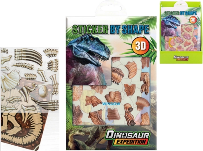 Autocolante 3D cu dinozauri – stickere realiste pentru copii