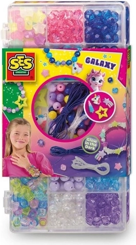 SES set de mărgele pentru realizarea bijuteriilor Galaxy