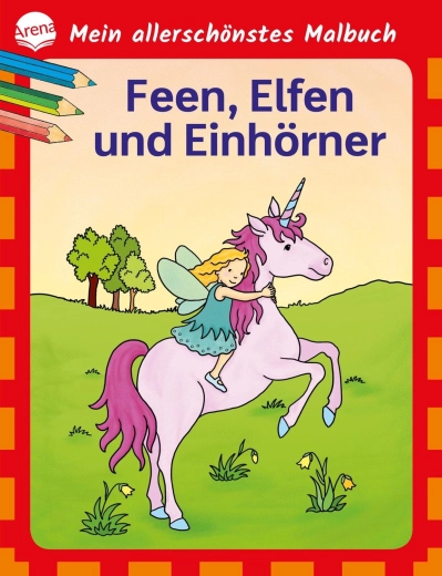Mein allerschönstes malbuch: Zâne și elfi