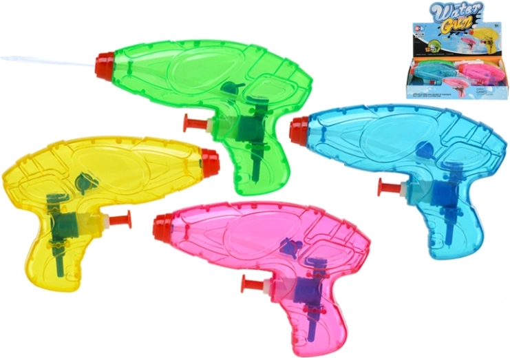 Pistol cu apă 12 cm – set 12 bucăți, 4 culori