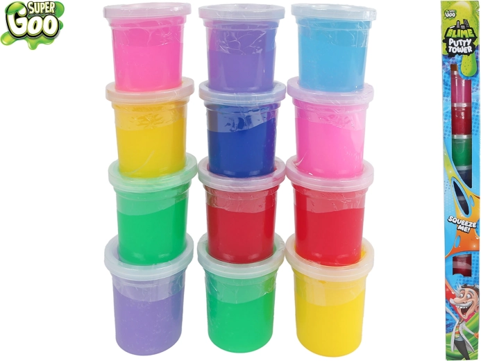 Super Goo plastilină creativă – set de 12 borcănașe