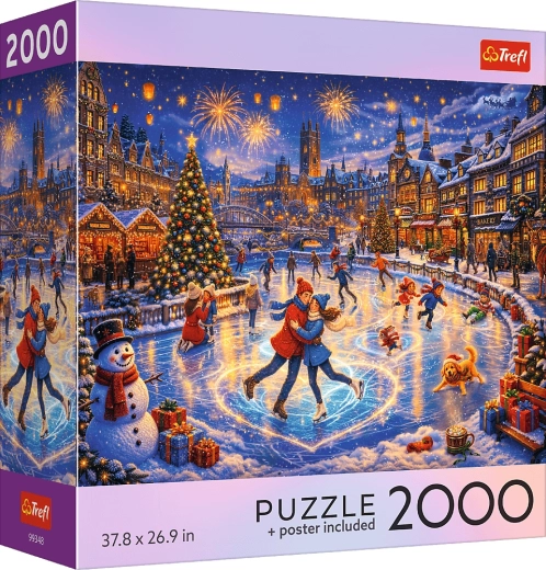 Puzzle Trefl USA Collection: Patinaj festiv, 2000 de piese