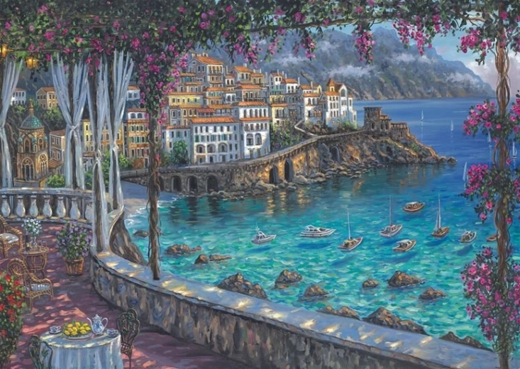 Puzzle Coasta Amalfi 1000 piese
