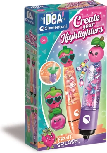 Set creativ pentru realizarea evidențiatoarelor CLEMENTONI IDEA Fruit