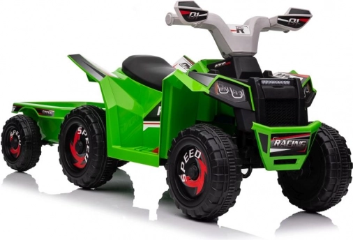 ATV verde electric XMX630T cu remorcă