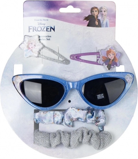 Set ochelari de soare, agrafe, elastice Frozen