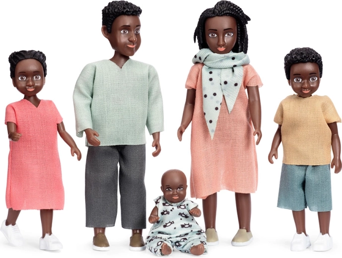 Set familial de păpuși Billie pentru căsuța Lundby