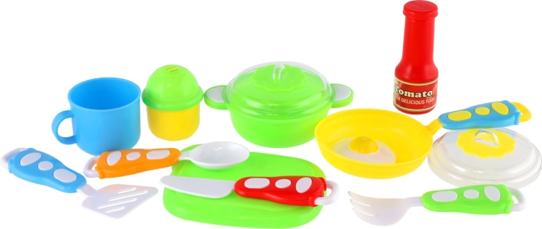 Teddies set veselă pentru copii 13 piese
