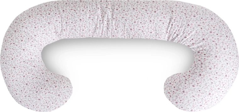 Perna pentru alăptare și sarcină Ceba Cebușka Duo, model floricele de nu-mă-uita, 300 cm