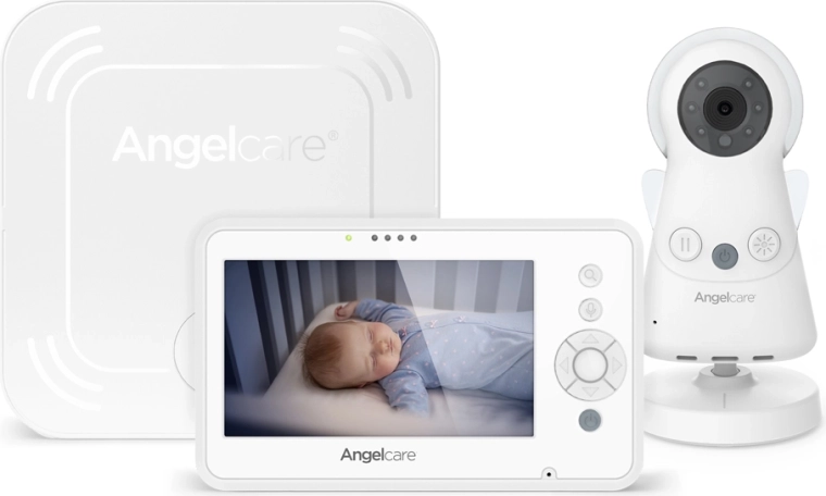 Angelcare AC25 videointerfon pentru bebeluși cu monitorizare a mișcării și saltea cu senzor
