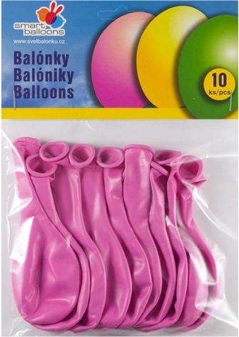 Set 10 Baloane Gonflabile Roz 26cm