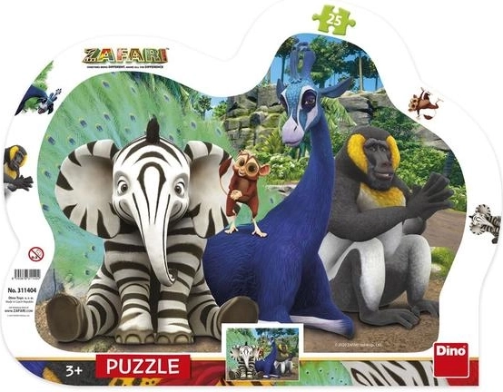 Puzzle Dino Zafari 25 de piese