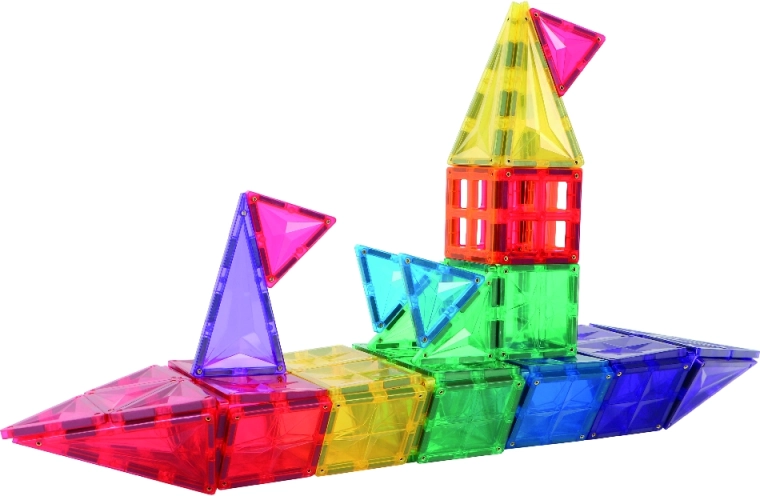 Set de construcție magnetic Cleverclixx Original Pack Intense (60 piese)