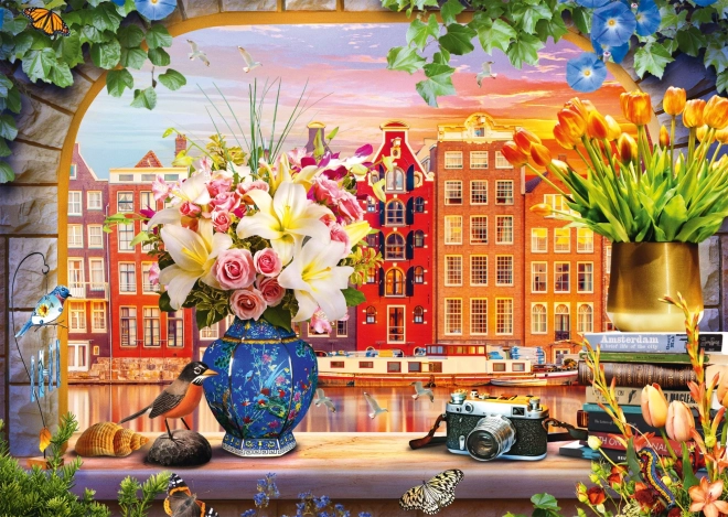 Puzzle Vizita la Amsterdam 1000 Piese