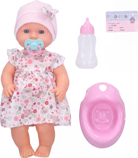 Bebeluș care face pipi cu biberon 30 cm