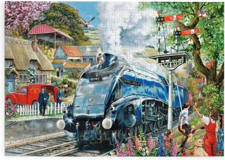 House of Puzzles Tren de noapte – puzzle cu 500 de piese mari
