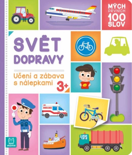 Mea primele 100 de cuvinte: lumea transportului – dicționar ilustrat cu autocolante
