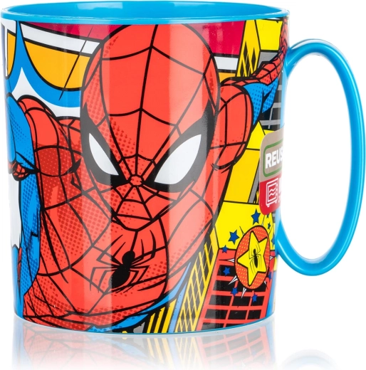 Cană din plastic pentru copii 260 ml cu motiv SPIDER-MAN