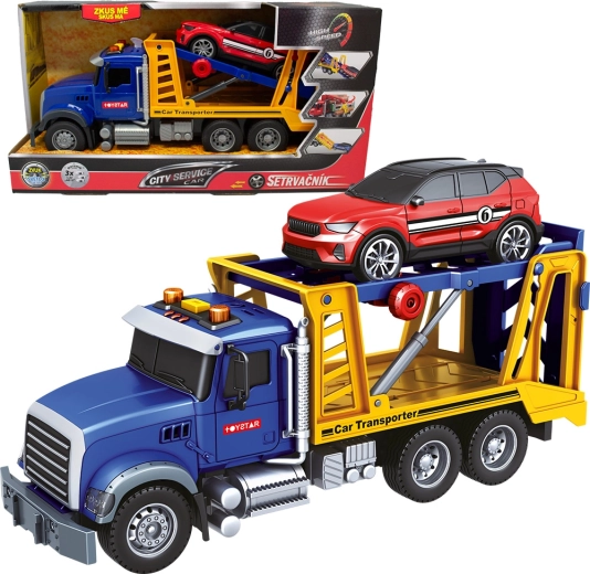 Camion Sparkys pentru transportul autoturismelor, la scara 1:14
