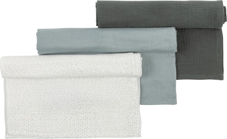 Nattou scutece muselin 3 buc 65 × 65 cm