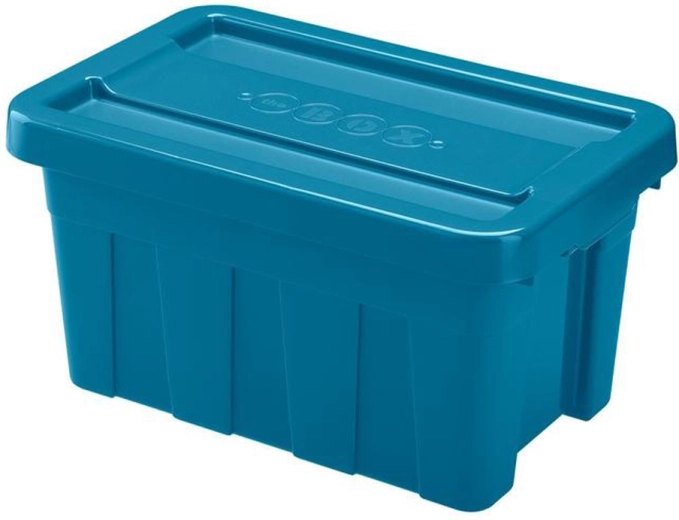 Cutie de depozitare din plastic cu capac 20 l HEIDRUN