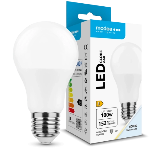 Bec LED Globe A60 13,8 W E27 360° 6000 K 1521 lm