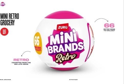 Minge surpriză Mini Brands Retro – seria 1