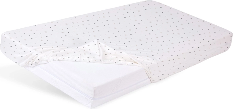 Babymatex cearșaf jersey cu elastic pentru pătuț 60 × 120 cm – steluțe