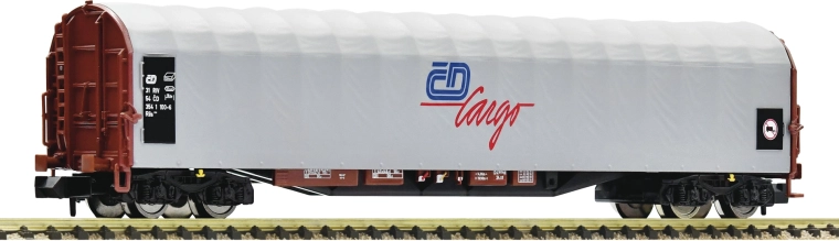 Vagon de marfă Fleischmann cu prelată glisantă ČD Cargo (Rils), scara N
