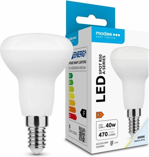 Modee bec LED R50 E14 4,9 W alb rece 470 lm 110°