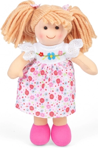 Păpușă textilă Bigjigs Toys Georgia 25 cm