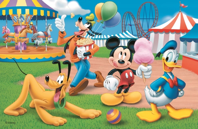 Mini puzzle 54 piese DISNEY MICKEY ȘI PRIETENII Trefl