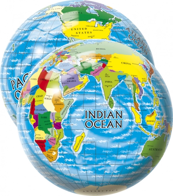 Minge cu hartă a lumii 23 cm