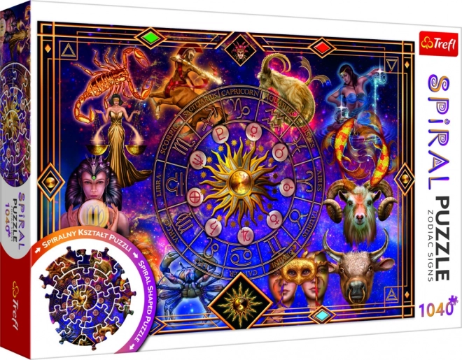 Puzzle Spiralate Semnele Zodiacului 1040 piese TREFL