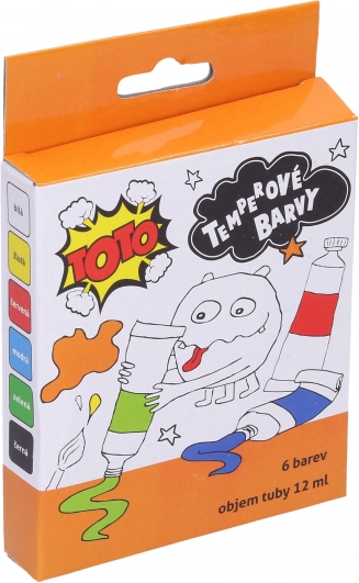 Temperă metalică set 6×12 ml