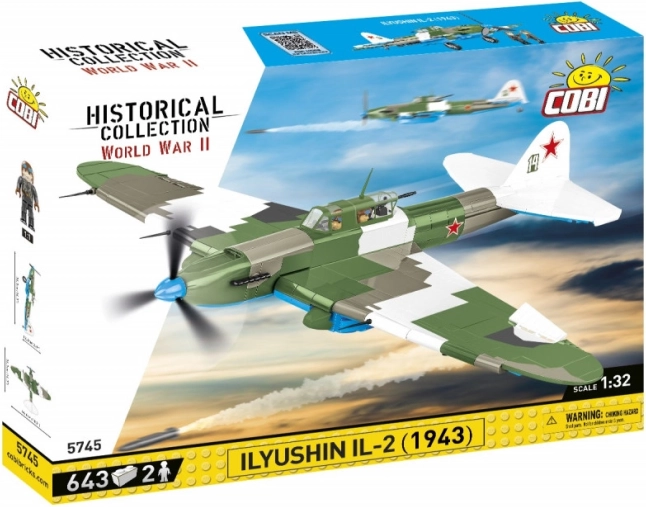 Set de construcție Colecția Istorică WWII Ilyushin Il-2 1943