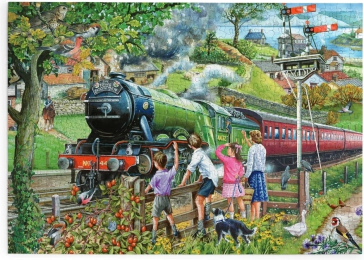 Puzzle House of Puzzles Cu toată viteza înainte, 500 de piese mari