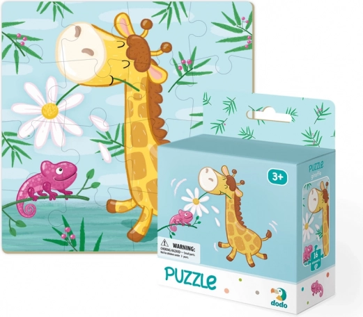 Puzzle Girafă 16 piese