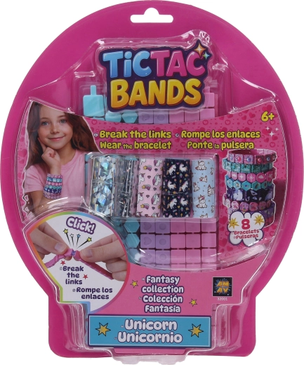 TICTAC BANDS set pentru confecționarea brățărilor cu unicorni - 8 buc.