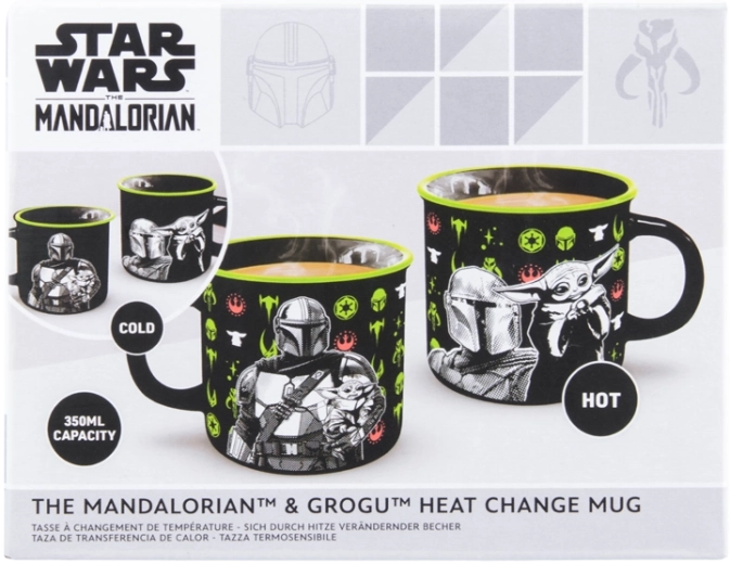 Cană care își schimbă culoarea Star Wars The Mandalorian