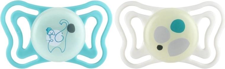 Suzete Chicco PhysioForma Light din silicon, ortodontice, neutre 6–16 luni, 2 buc.