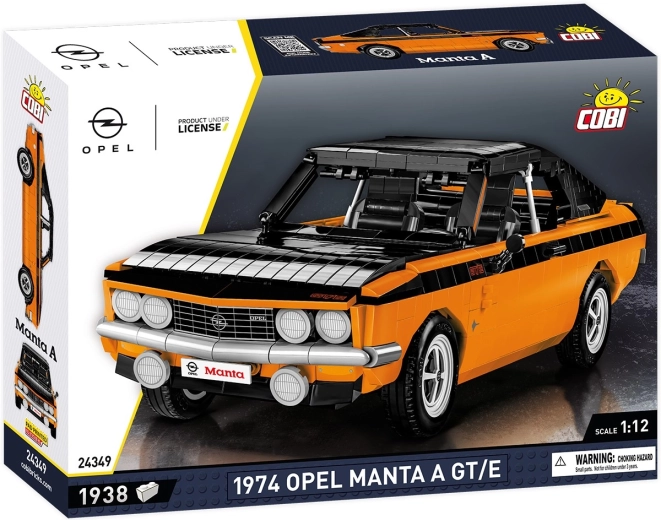 Cobi Opel Manta A GT/E 1974 set de construcție auto 1:12 (1938 de piese)