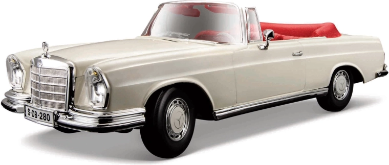 Maisto Mercedes-Benz 280SE Cabrio model crem 1:18