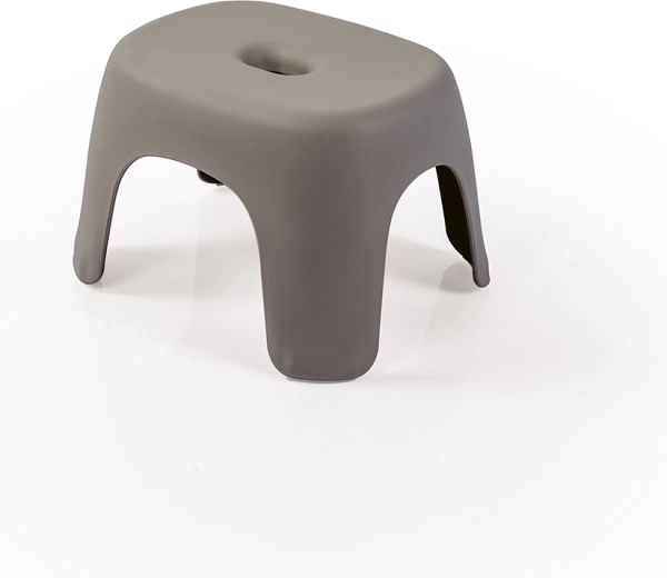 Taburet antiderapant pentru copii Step Up, gri, 31 × 20 × 25 cm