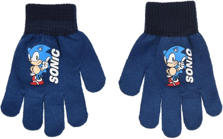 Mănuși de iarnă pentru copii Sonic - 1 bucată